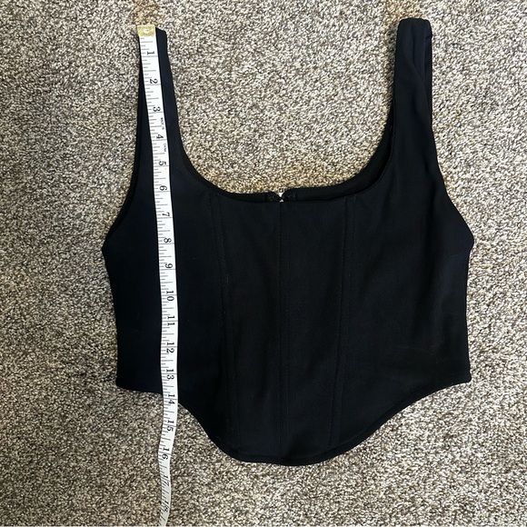 NanaMacs Corset Black Women's Tank Top - Picture 5 of 7